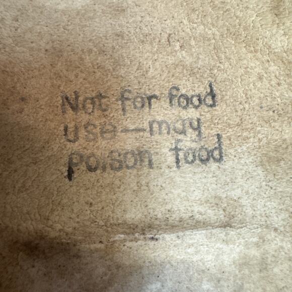 Chinese Ceramic Display Plate Hand-painted in Black Calligraphy ~ Vintage Chine - Picture 3 of 4